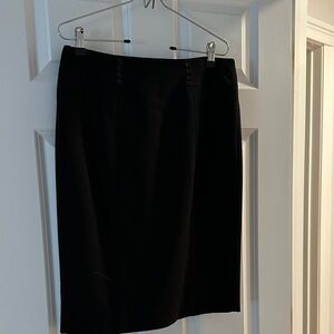 White and black market Elegant Black Pencil Skirt for Women
